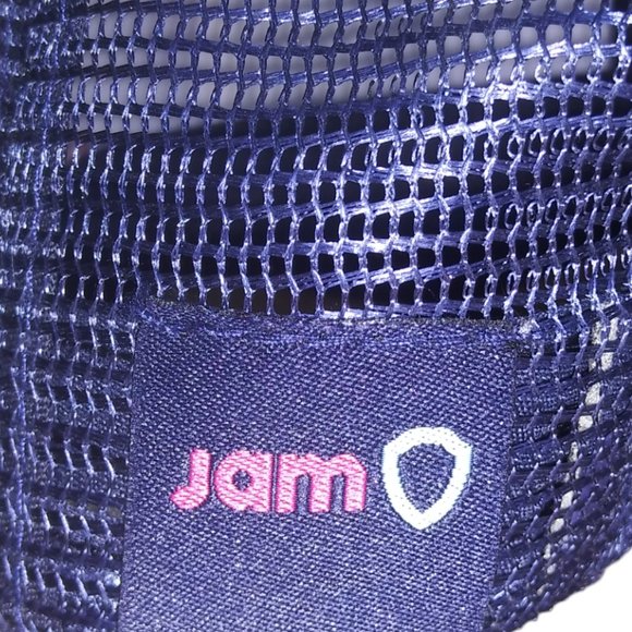 GYM CLASS HERO Navy Blue Mesh Trucker Baseball Hat JAM Adjustable Snapback Cap - Picture 7 of 7